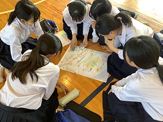 ワークに取り組む様子