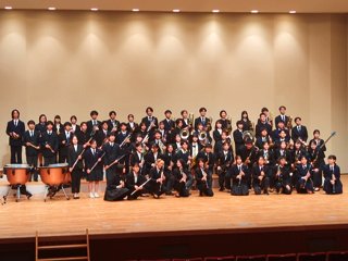 演奏会直後の集合写真