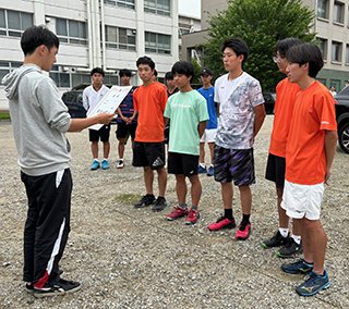 優勝の表彰式