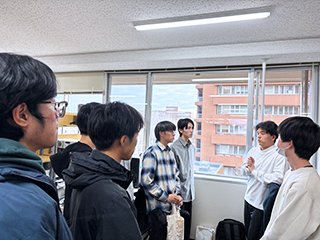 兒島さん・田村さんに研究・就職活動について近況報告していただきました