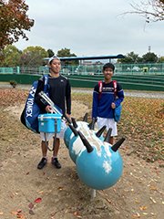 試合後の記念写真