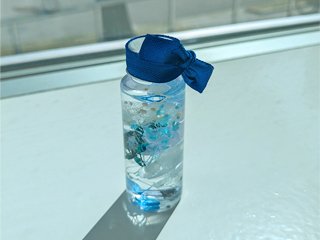 作製したハーバリウム