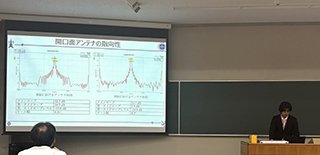 本科5年森山さん発表の様子