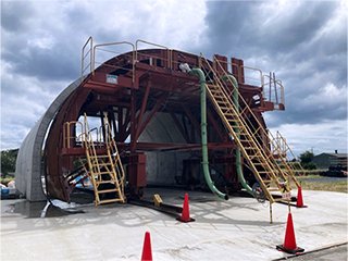 トンネル復興用セントル
