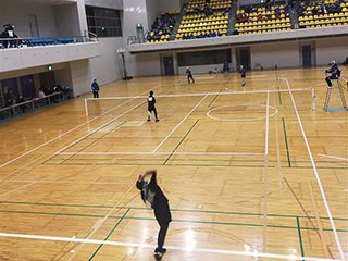 太田・松岡ペアの試合