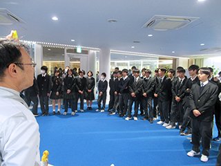 見学後に効力試験も体験しました