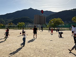 ドッジビー遊び