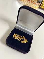 KOSEN-KMITLロゴのバッジを頂きました